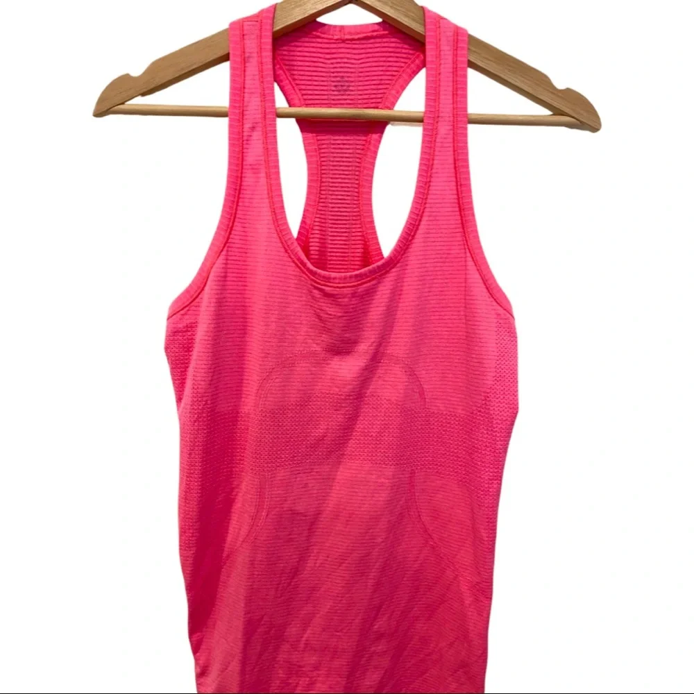 Lululemon Swiftly Tech Racerback Heathered Neon Pink